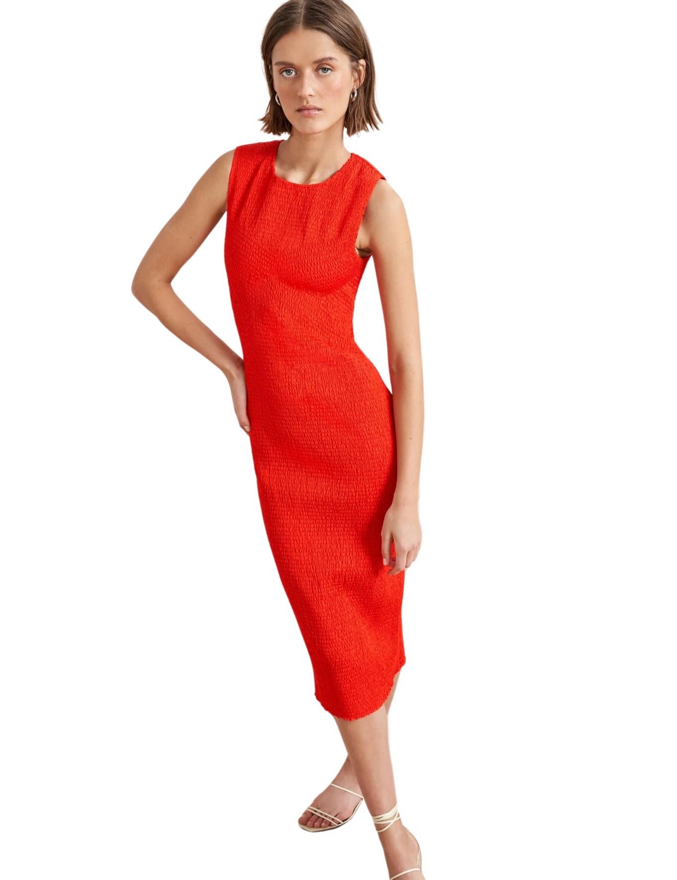 La Ligne Victoria Dress - Vermillion