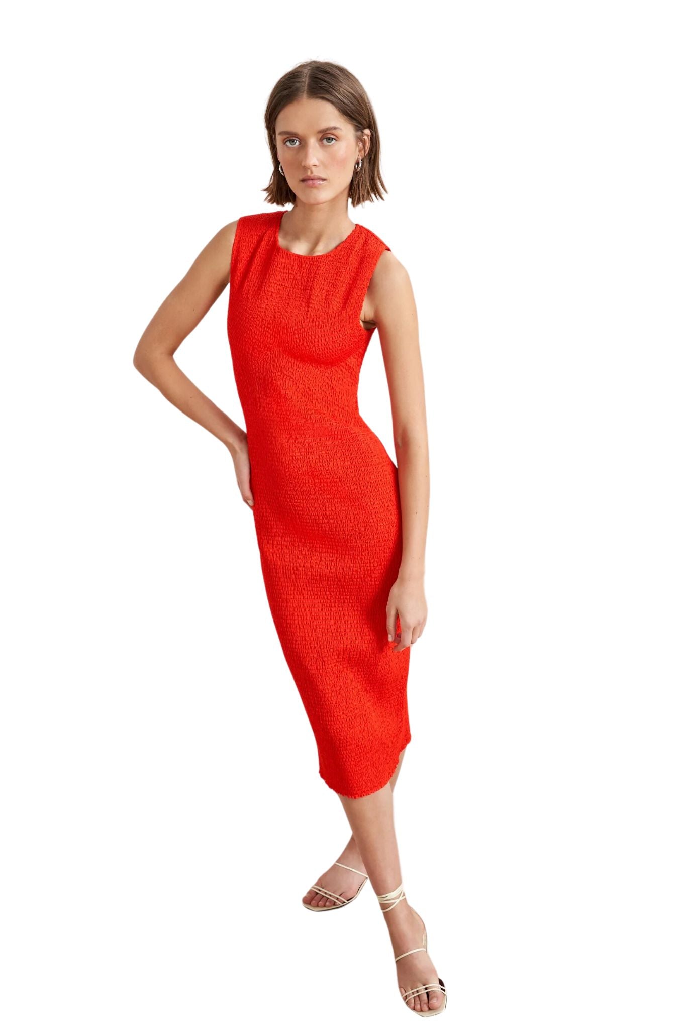 La Ligne Victoria Dress - Vermillion