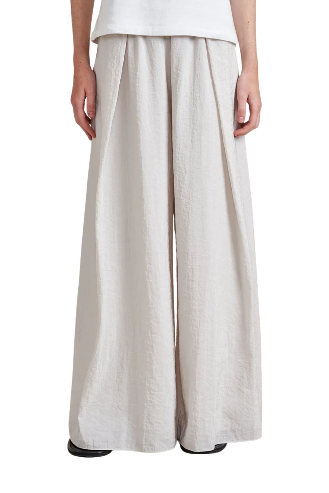 La Ligne Wide Leg Crosby Pant - Vermillion