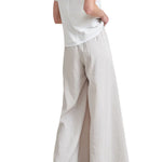 La Ligne Wide Leg Crosby Pant - Vermillion