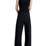 La Ligne Wrap Skirt Colby Pant - Vermillion