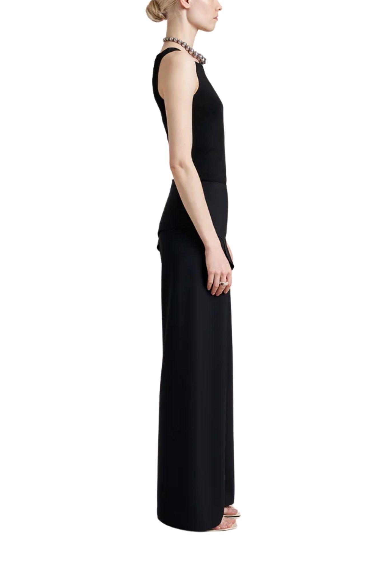La Ligne Wrap Skirt Colby Pant - Vermillion