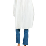 La Vie Coconut Sequin Palm Boyfriend Shirt - Vermillion
