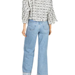 La Vie Contrast Black Fringe Everyday Shirt - Vermillion