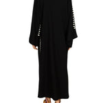 La Vie Cowrie Shell Seam Maxi Caftan - Vermillion