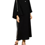 La Vie Cowrie Shell Seam Maxi Caftan - Vermillion