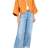 La Vie Cropped Jacket - Vermillion