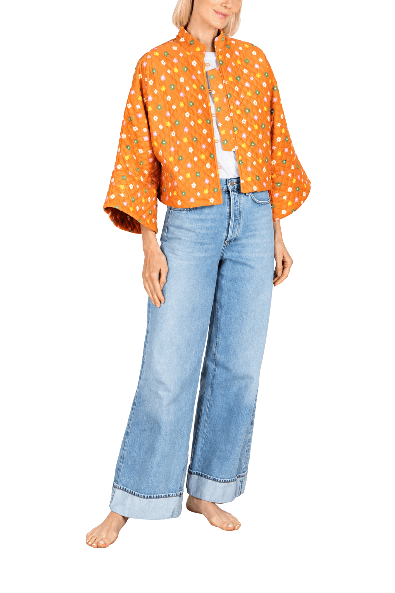 La Vie Cropped Jacket - Vermillion