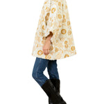 La Vie Floral Mini Duster - Vermillion