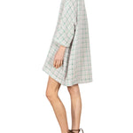 La Vie Ivy Blush Tweed Mini Everyday Dress - Vermillion