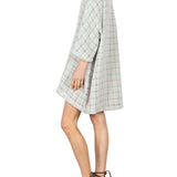 La Vie Ivy Blush Tweed Mini Everyday Dress - Vermillion
