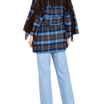 La Vie Mini Wrap Coat - Vermillion