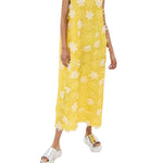 La Vie Mod Flower Sequin Mini A - Line Dress - Vermillion