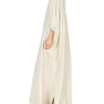 La Vie Pearl Daisy Confetti Maxi Keyhole Caftan - Vermillion