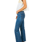 La Vie Pearl Disc Canvas A - line Top - Vermillion