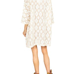 La Vie Sandy Floral Web Mini Everyday Dress - Vermillion