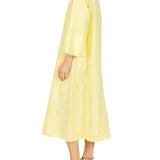La Vie Sunny Corded Floral Maxi Open Front Caftan - Vermillion