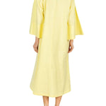 La Vie Sunny Corded Floral Maxi Open Front Caftan - Vermillion