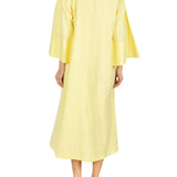 La Vie Sunny Corded Floral Maxi Open Front Caftan - Vermillion