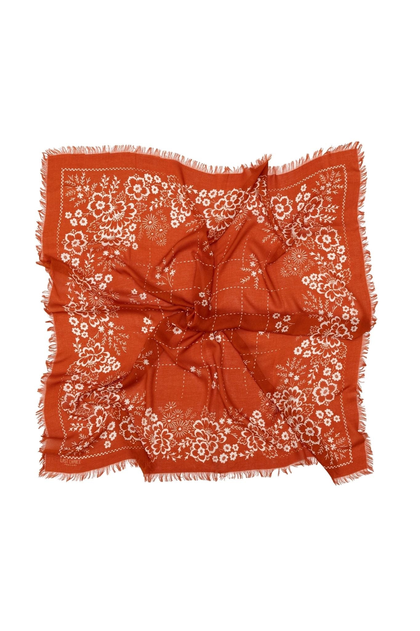 Last Chance Texiles Big Honcho Bandana - Vermillion