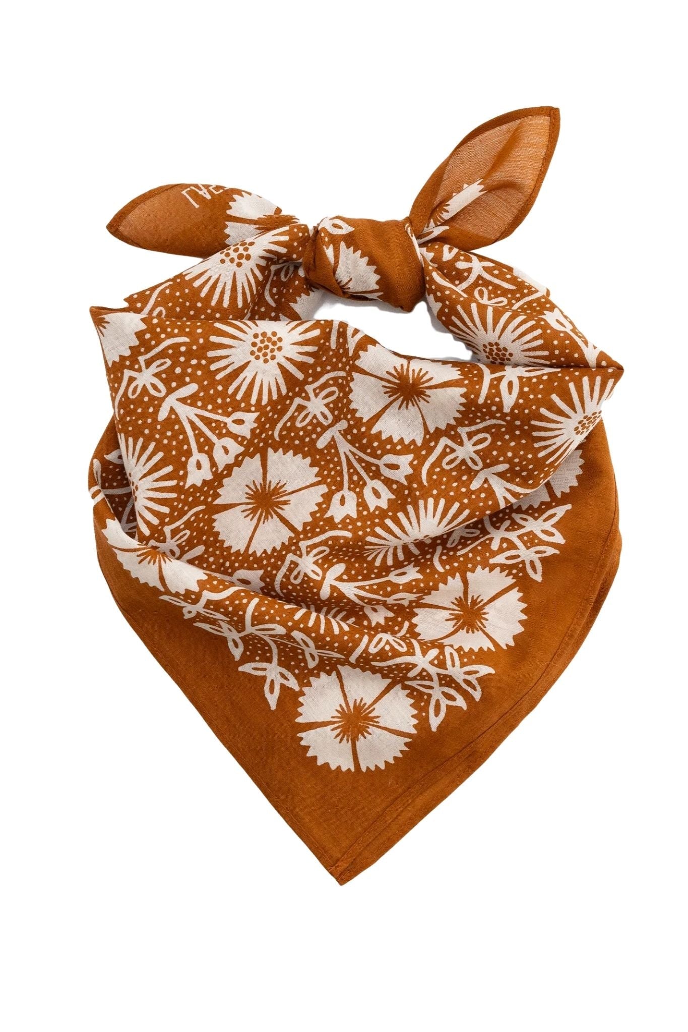 Last Chance Textiles Cotton Aster Bandana - Vermillion