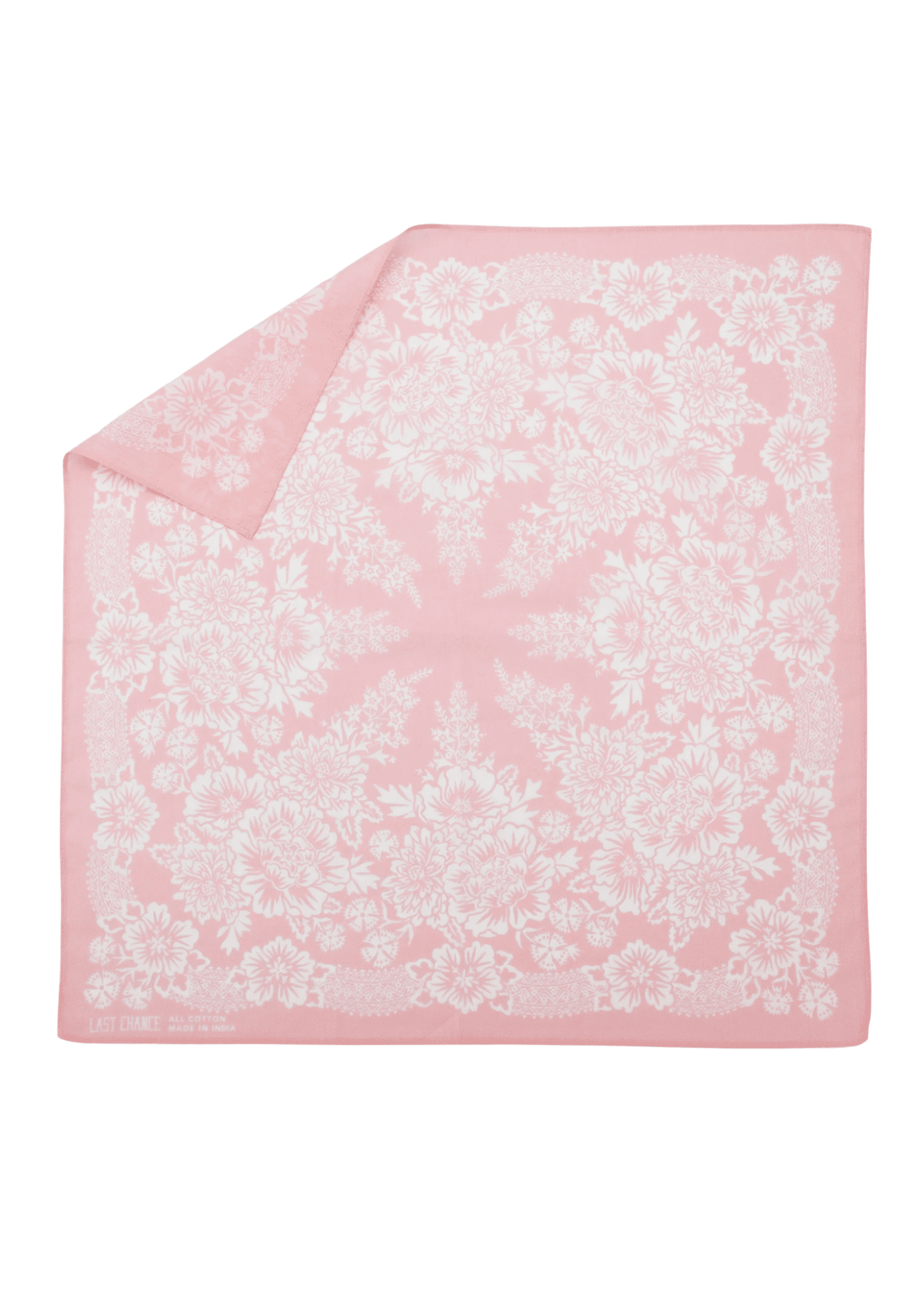 Last Chance Textiles Cotton Blossom Bandana - Vermillion