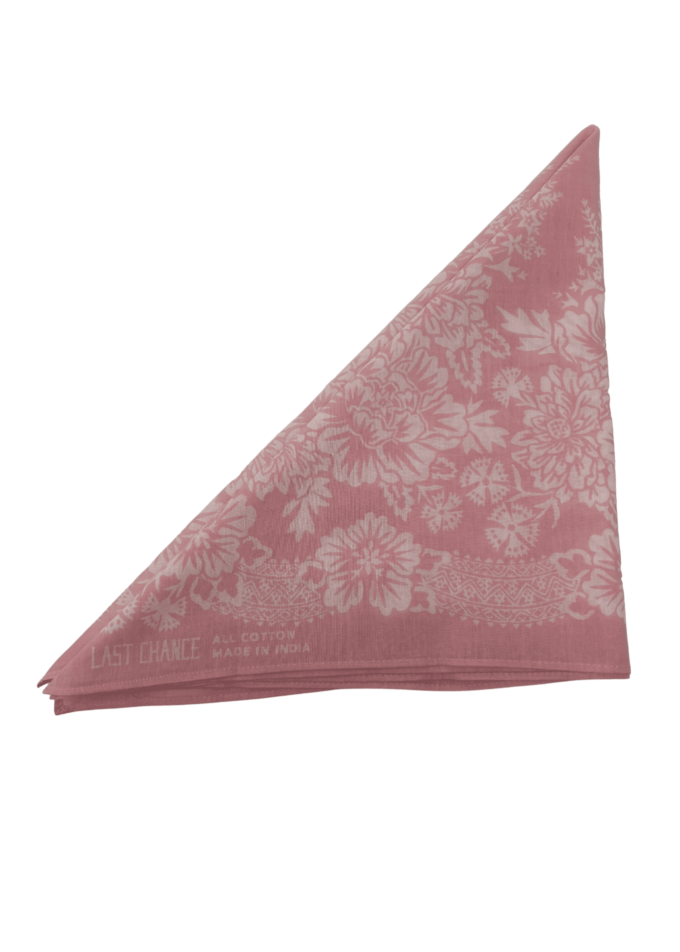 Last Chance Textiles Cotton Blossom Bandana - Vermillion