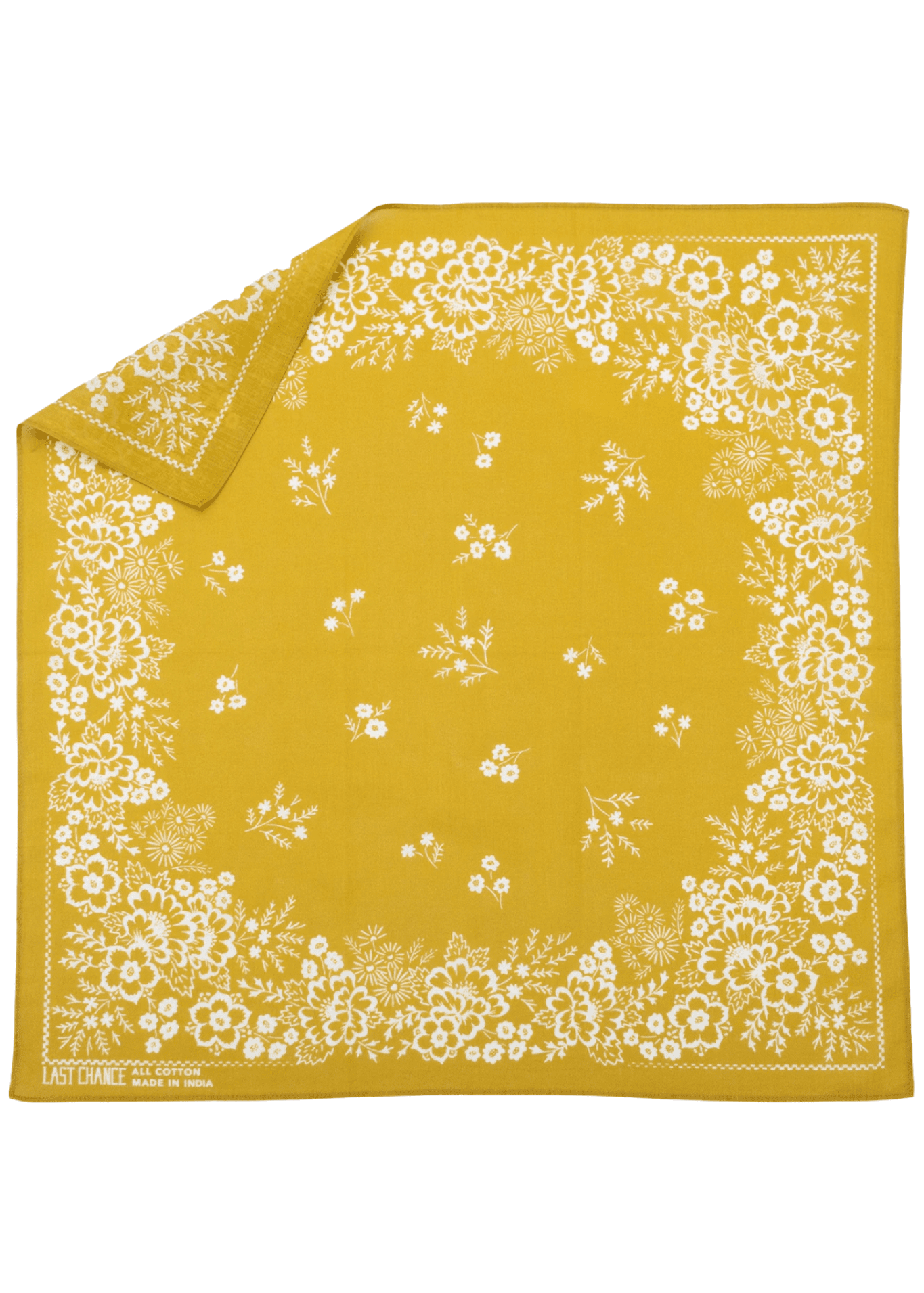 Last Chance Textiles Cotton Field Bandana - Vermillion