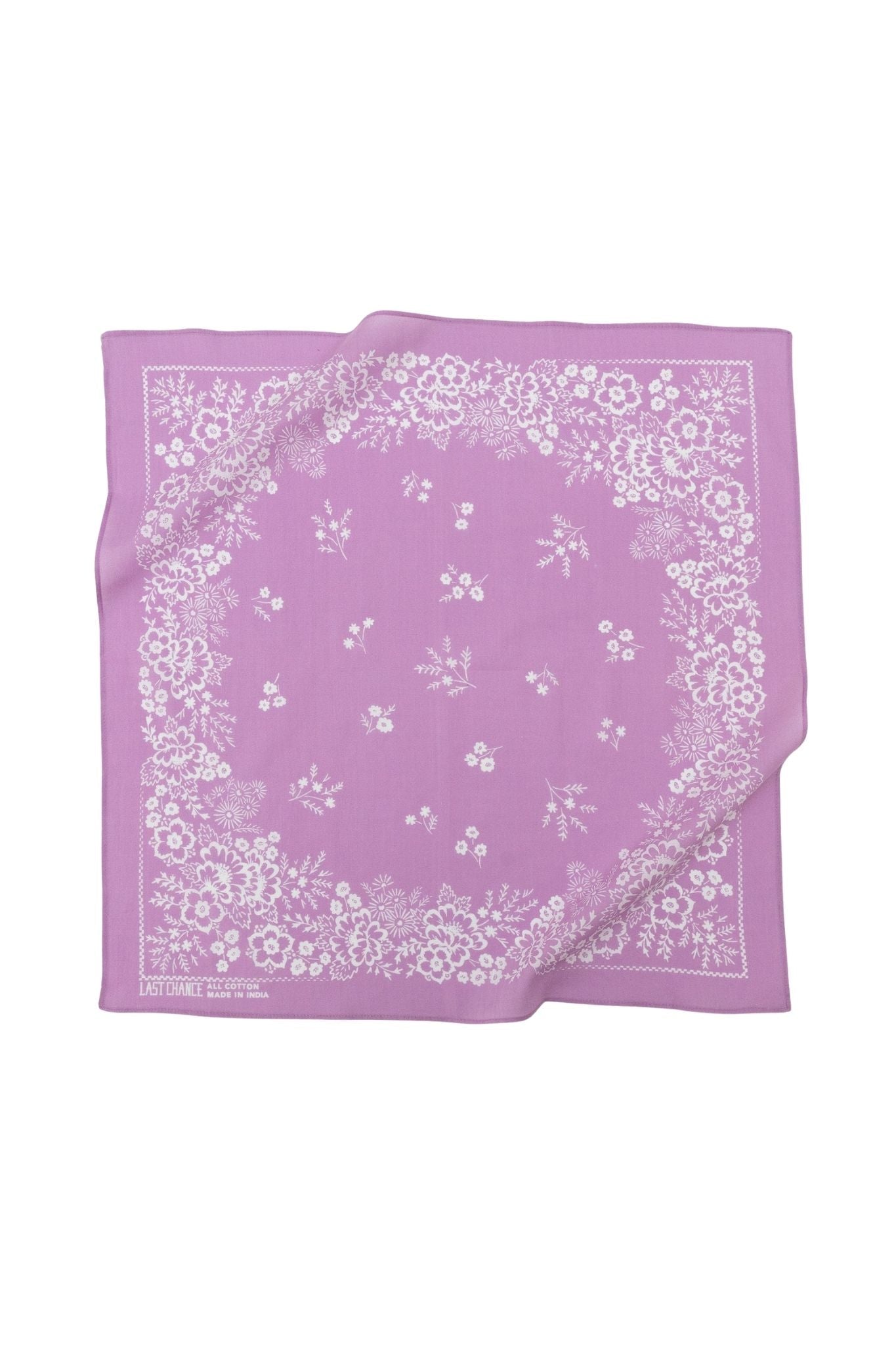 Last Chance Textiles Cotton Field Bandana - Vermillion