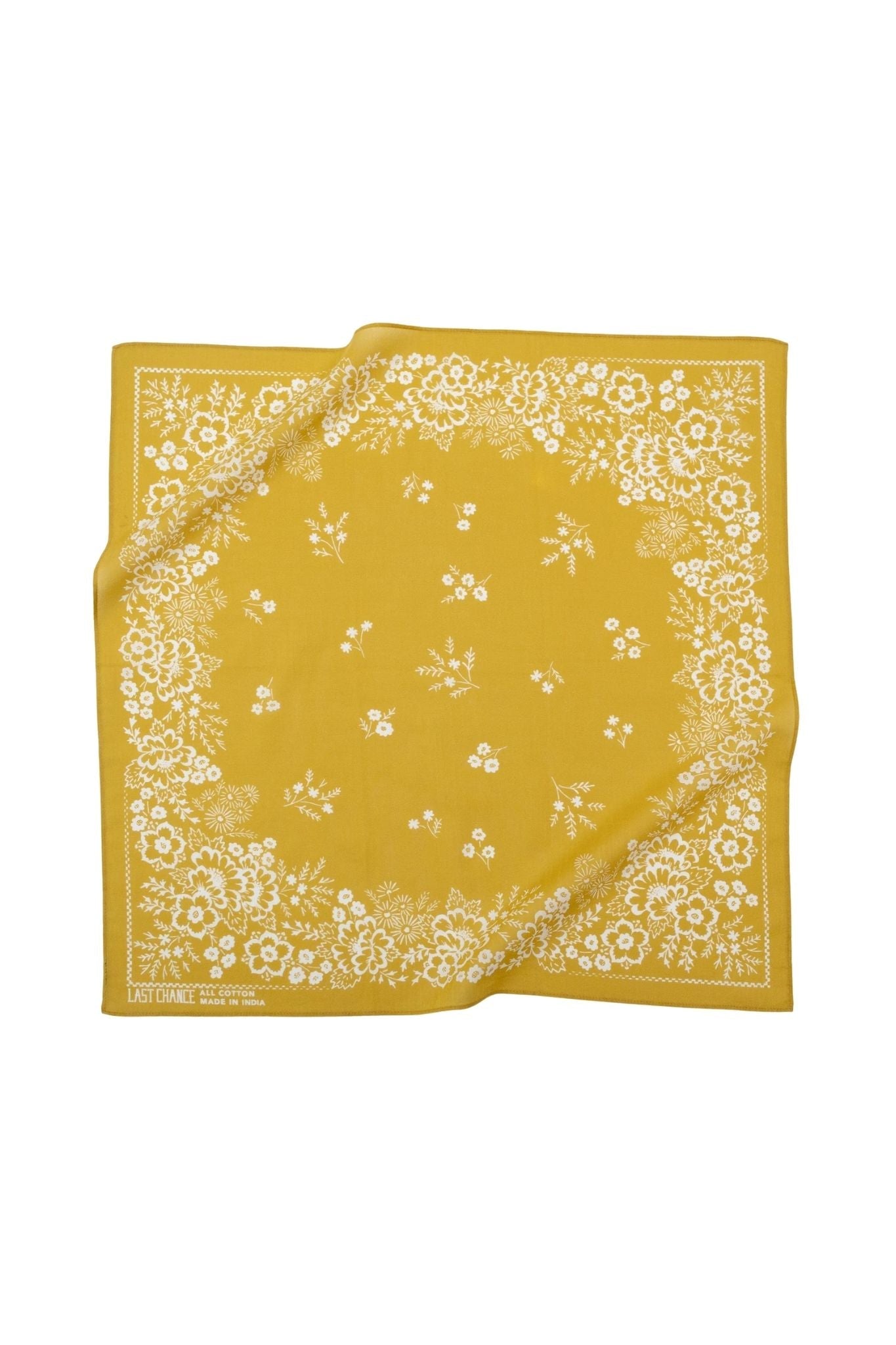 Last Chance Textiles Cotton Field Bandana - Vermillion
