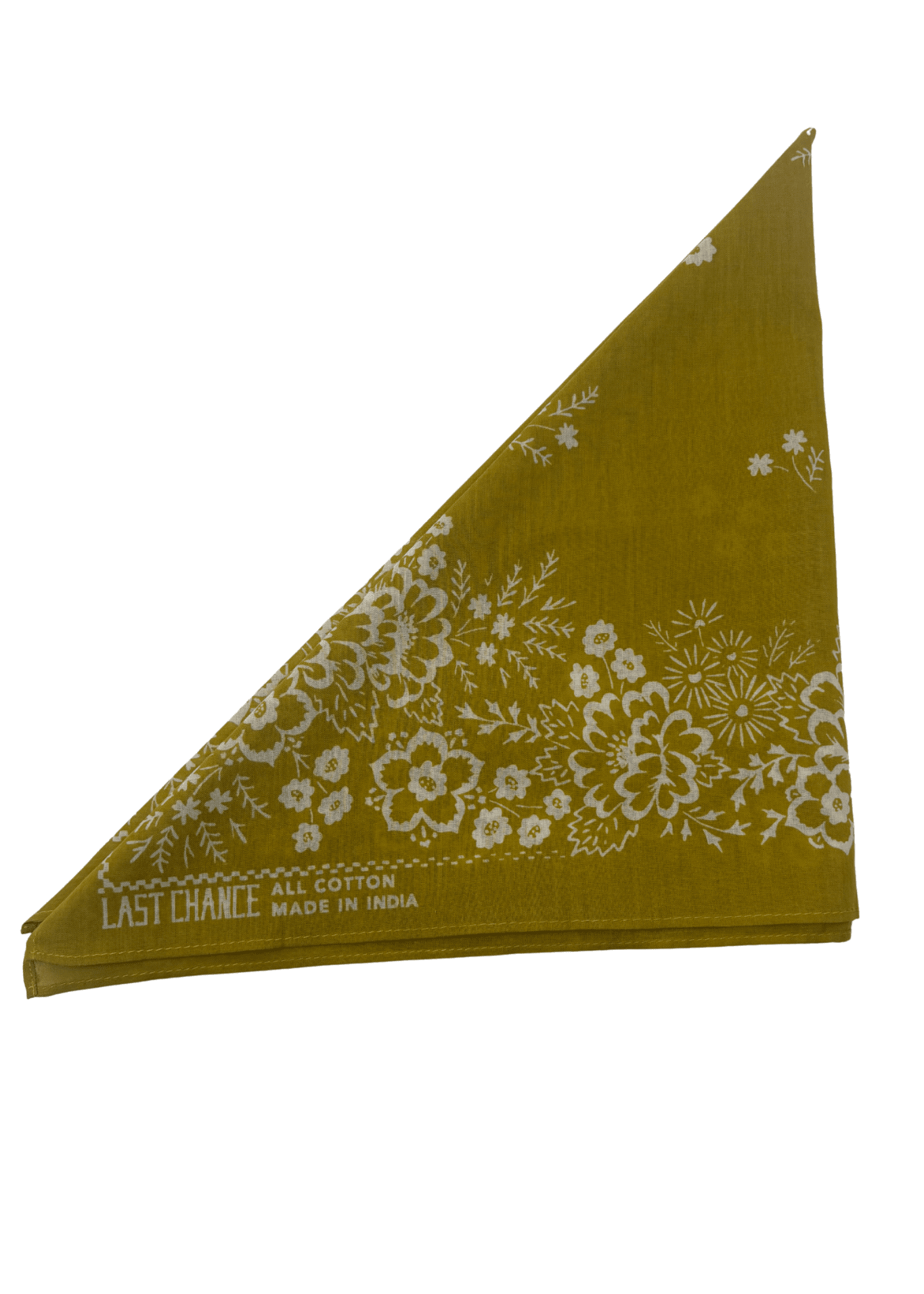 Last Chance Textiles Cotton Field Bandana - Vermillion