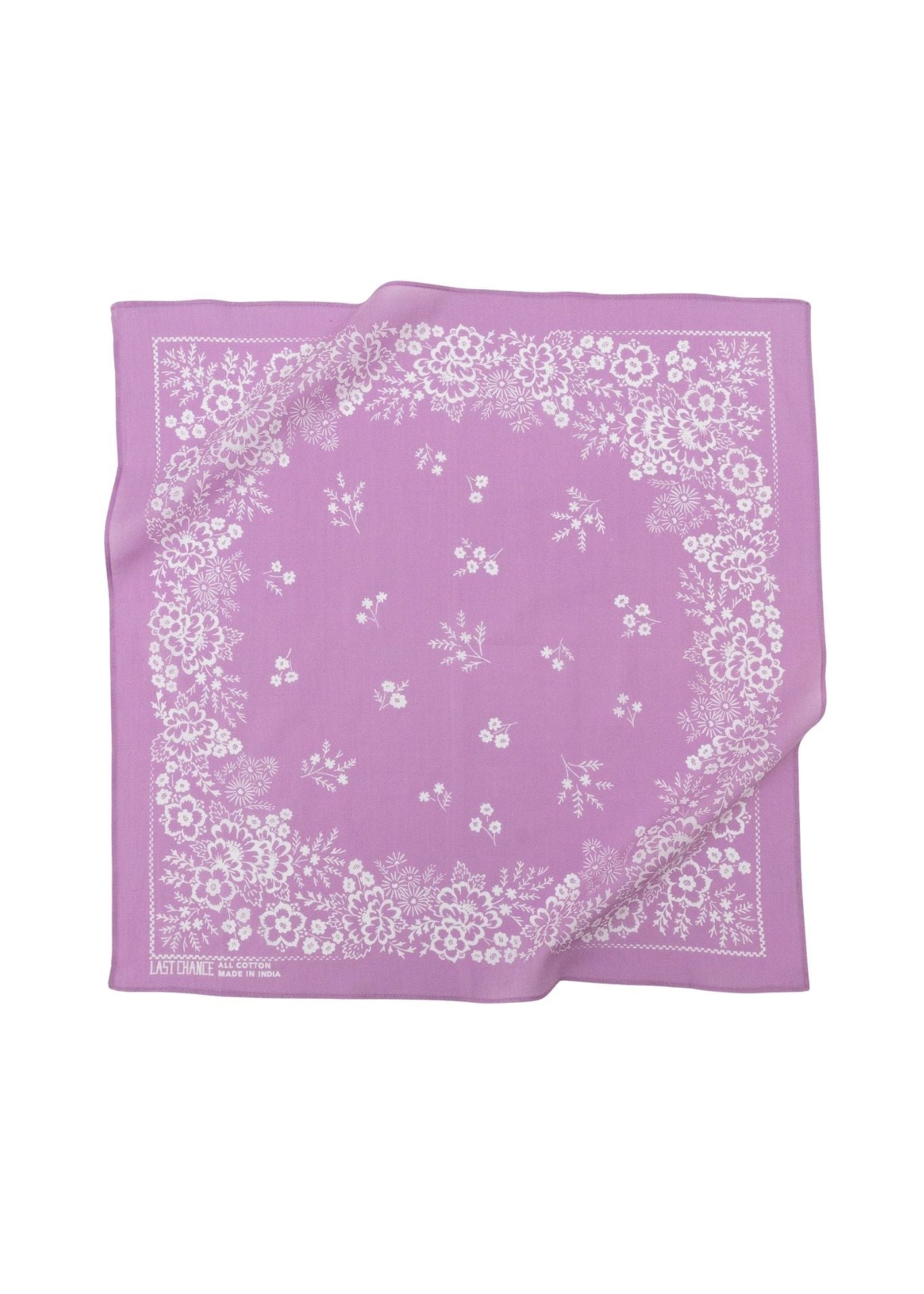 Last Chance Textiles Cotton Field Bandana - Vermillion