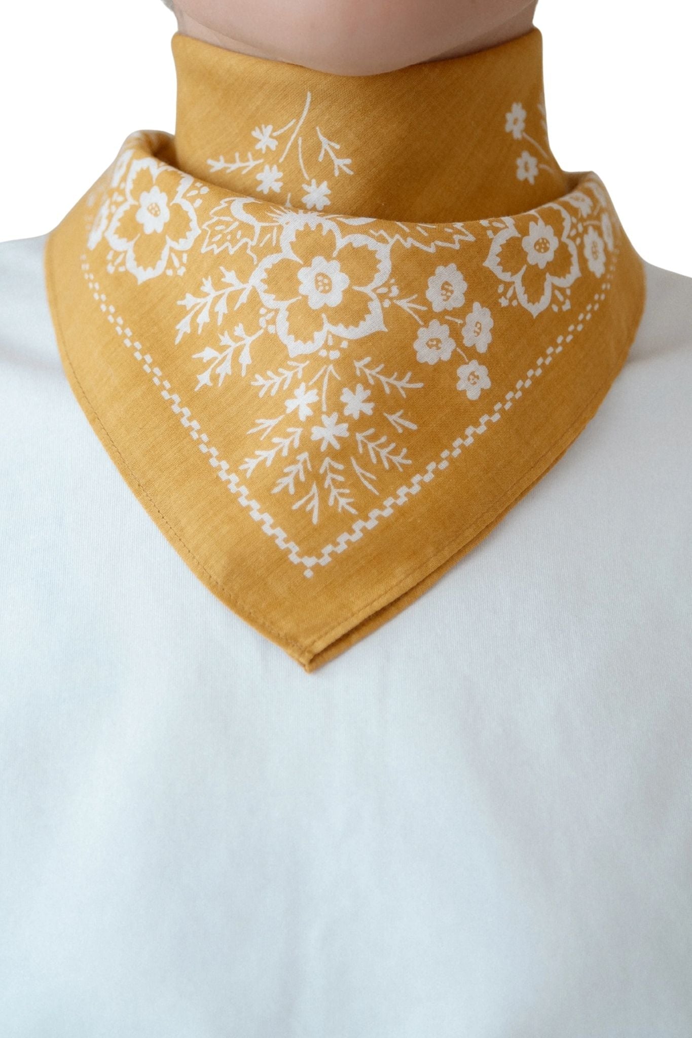 Last Chance Textiles Cotton Field Bandana - Vermillion