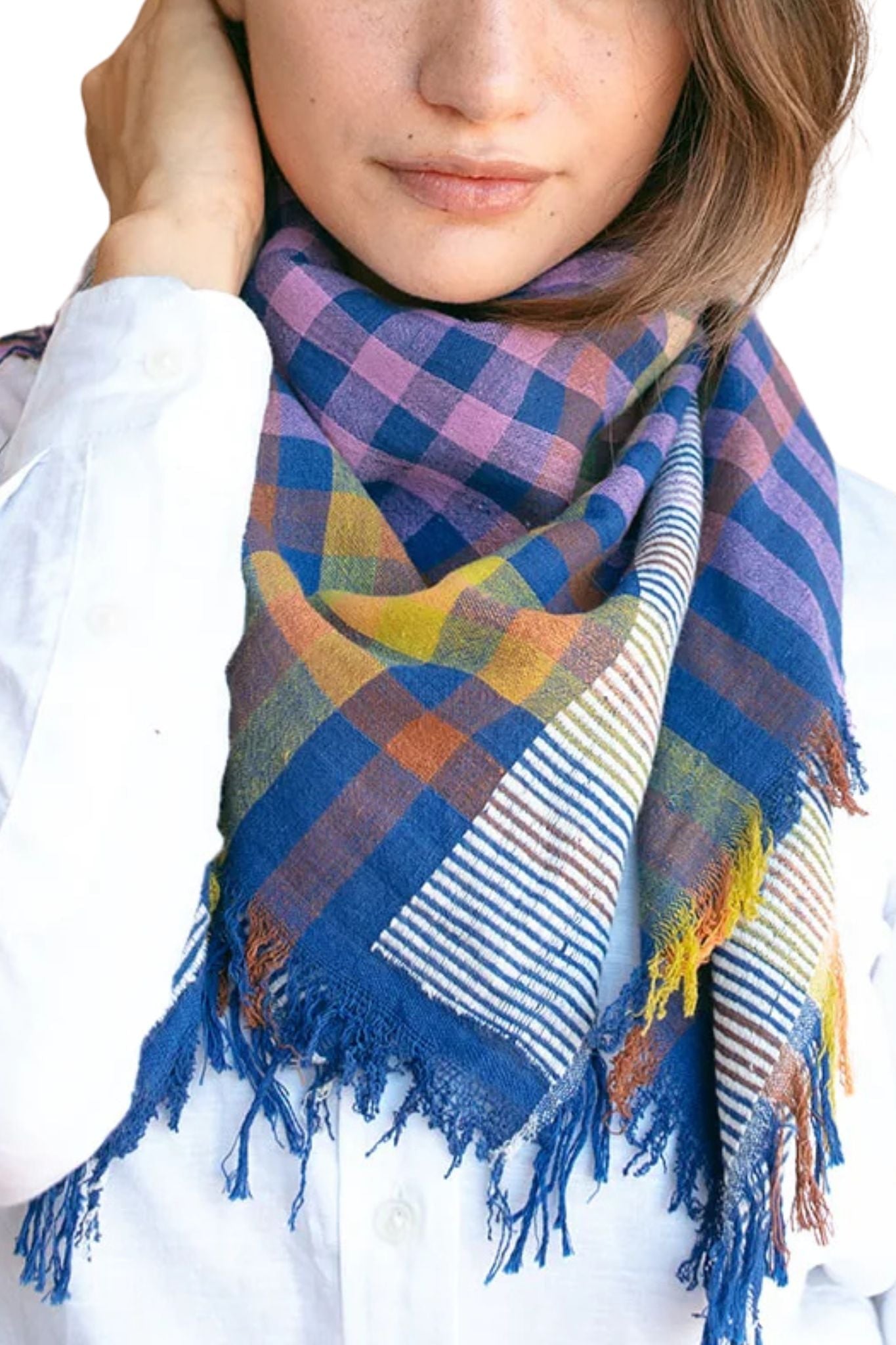 Last Chance Textiles Cowboy Scarf - Vermillion