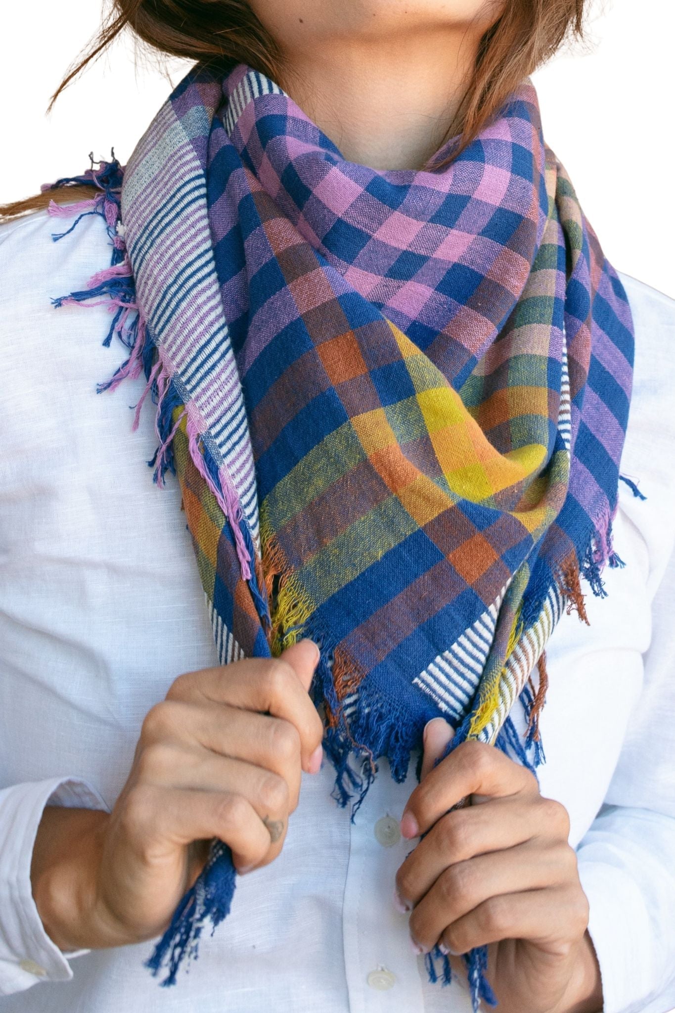 Last Chance Textiles Cowboy Scarf - Vermillion
