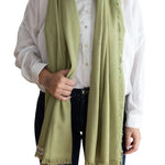Last Chance Textiles Silk Noil Wrap Scarf - Vermillion