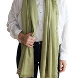 Last Chance Textiles Silk Noil Wrap Scarf - Vermillion