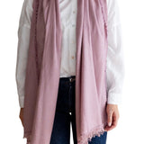 Last Chance Textiles Silk Noil Wrap Scarf - Vermillion