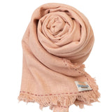 Last Chance Textiles Silk Noil Wrap Scarf - Vermillion