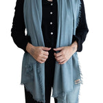Last Chance Textiles Silk Noil Wrap Scarf - Vermillion