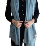Last Chance Textiles Silk Noil Wrap Scarf - Vermillion