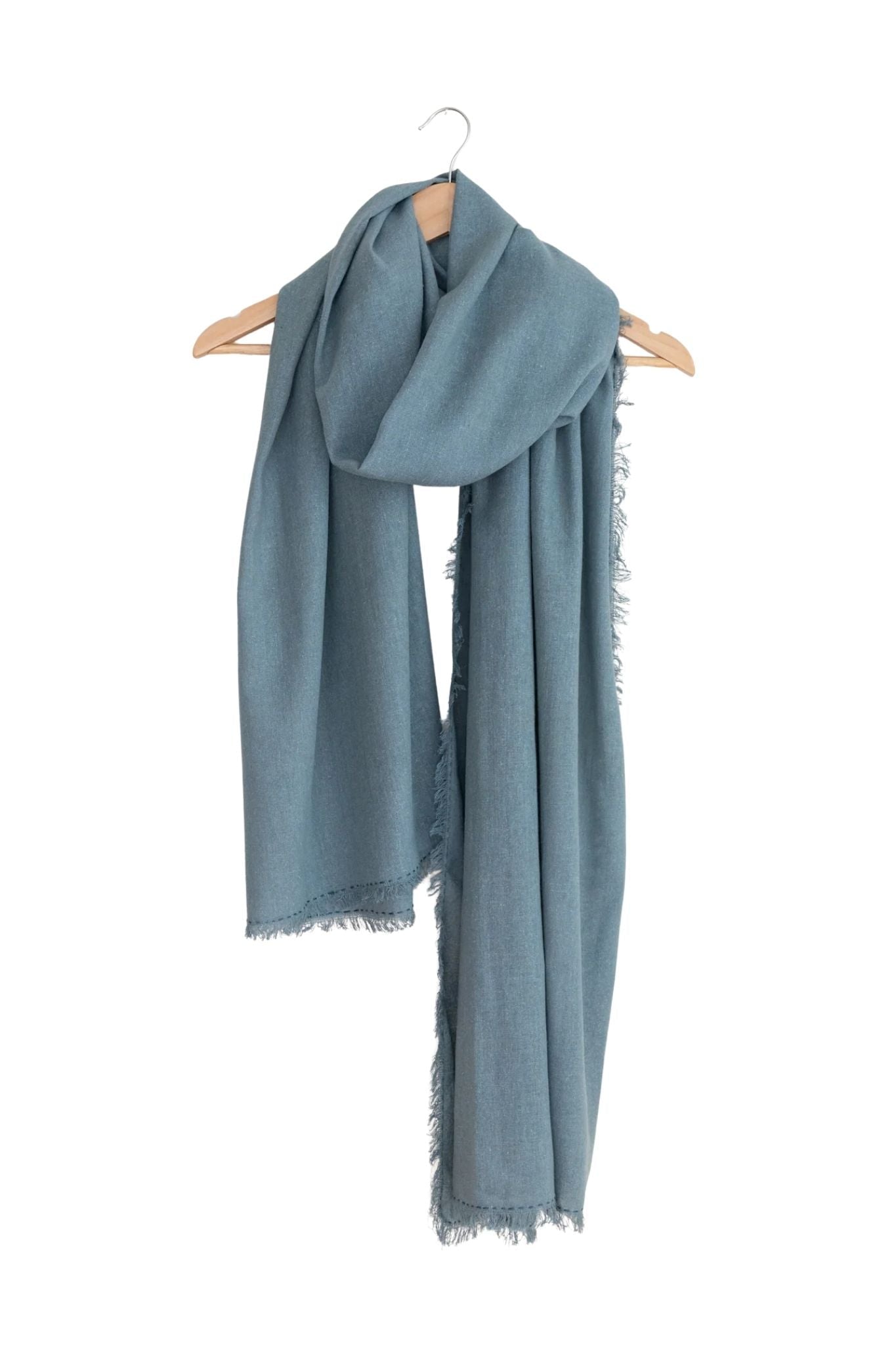 Last Chance Textiles Silk Noil Wrap Scarf - Vermillion