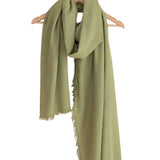 Last Chance Textiles Silk Noil Wrap Scarf - Vermillion