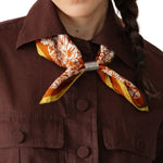 Last Chance Textiles Silk Twill Scarf - Vermillion