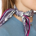 Last Chance Textiles Silk Twill Scarf - Vermillion