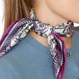 Last Chance Textiles Silk Twill Scarf - Vermillion