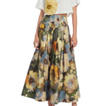 Lela Rose Floral Printed Cotton Full Skirt - Vermillion