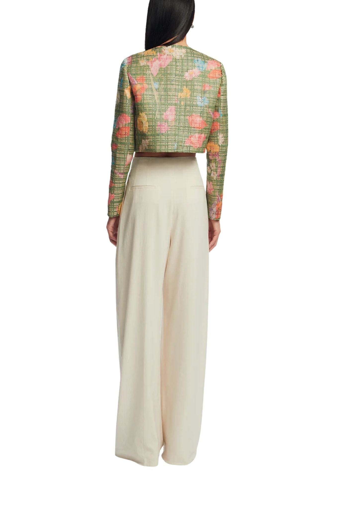 Lela Rose Linen Pant Bone - Vermillion