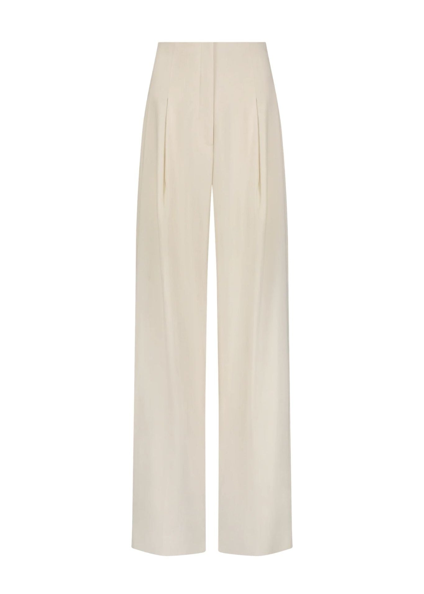 Lela Rose Linen Pant Bone - Vermillion