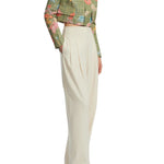 Lela Rose Linen Pant Bone - Vermillion